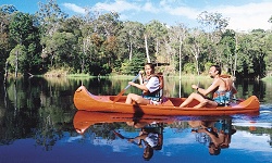 Canoeing on the Atherton Tablelands